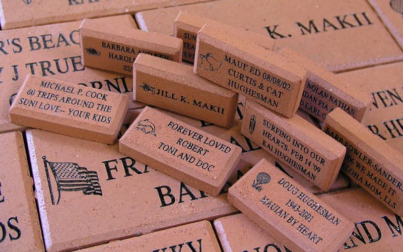 Laser Engraving Gallery Engraved Bricks by Laser Impressions